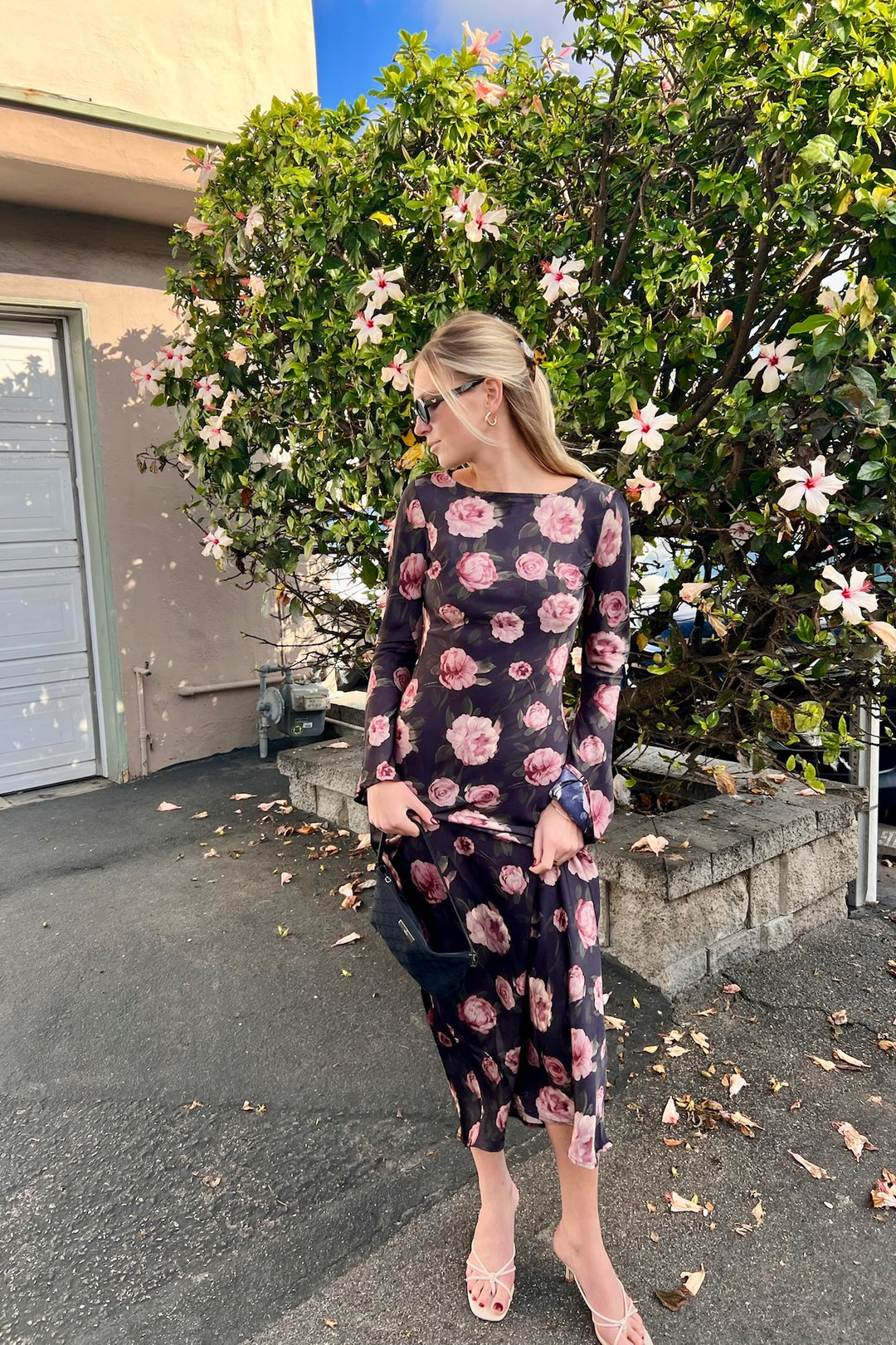 KEEN THE LABEL Alanna Floral Bias Maxi Dress-The Shop Laguna Beach