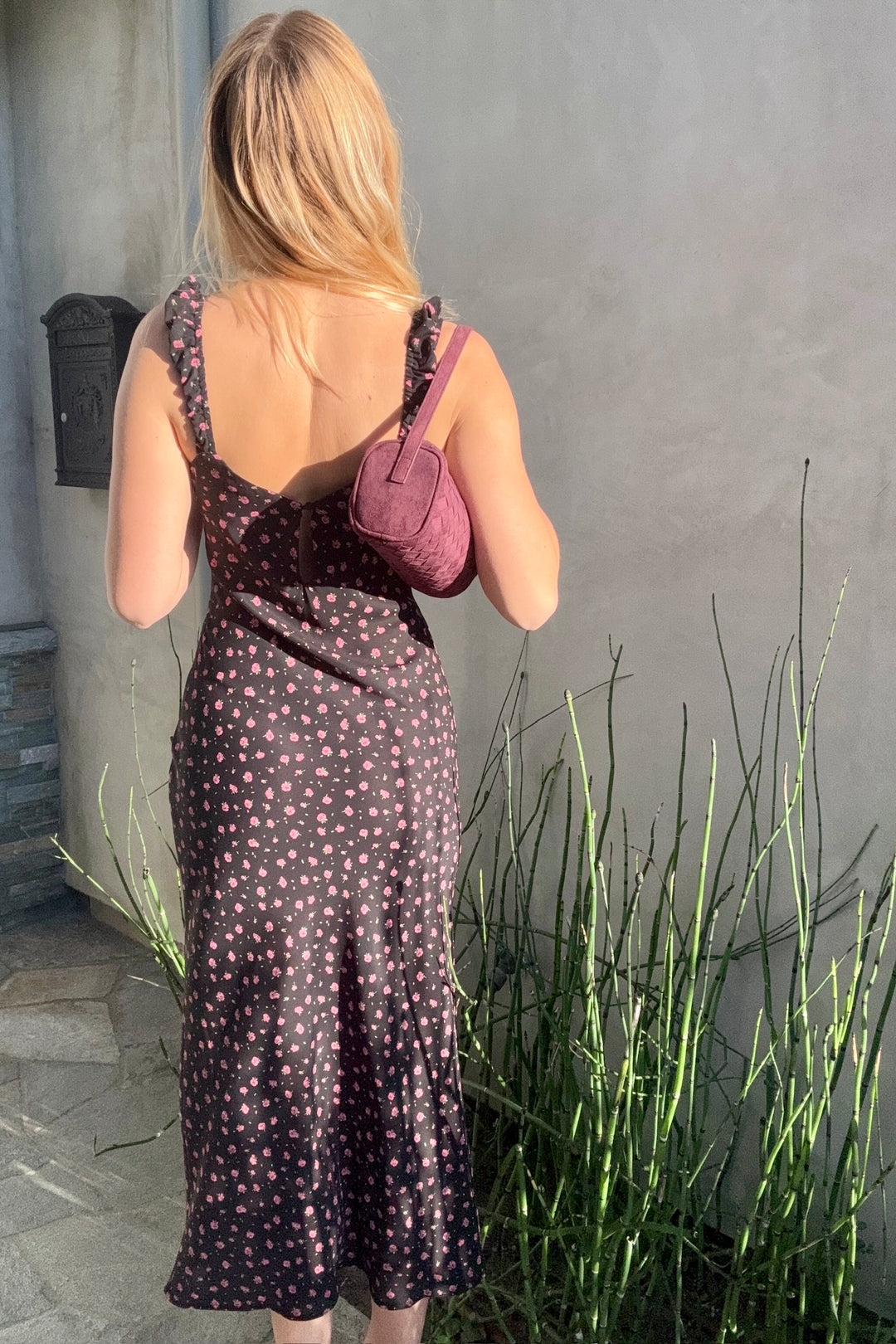 KEEN THE LABEL Noa Floral Midi Dress-The Shop Laguna Beach