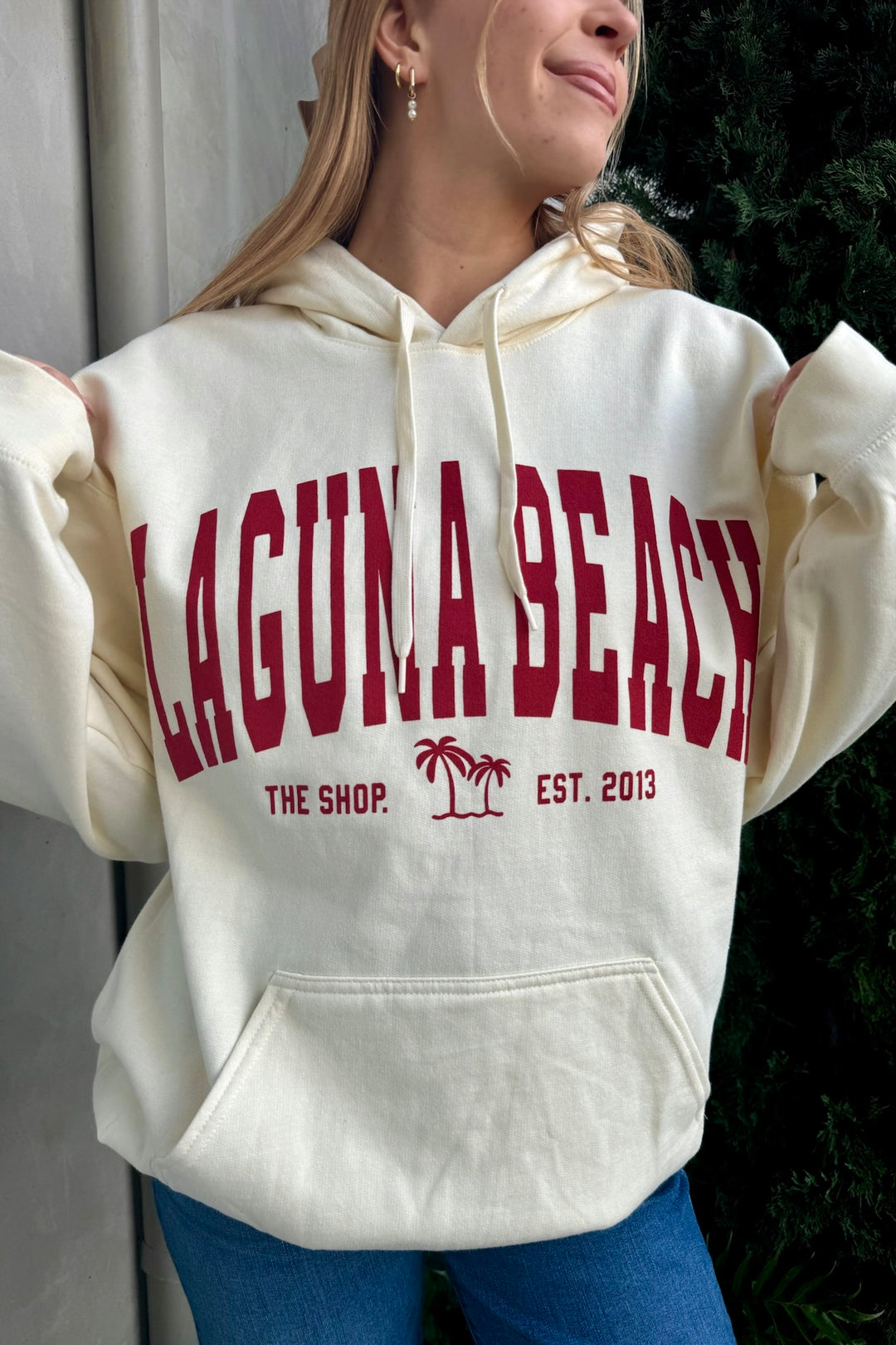 THE SHOP CLASSIC Laguna Beach Varsity Hooded Sweatshirt-The Shop Laguna Beach