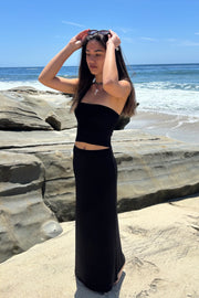 INDAH Minimal Solid Tube Top