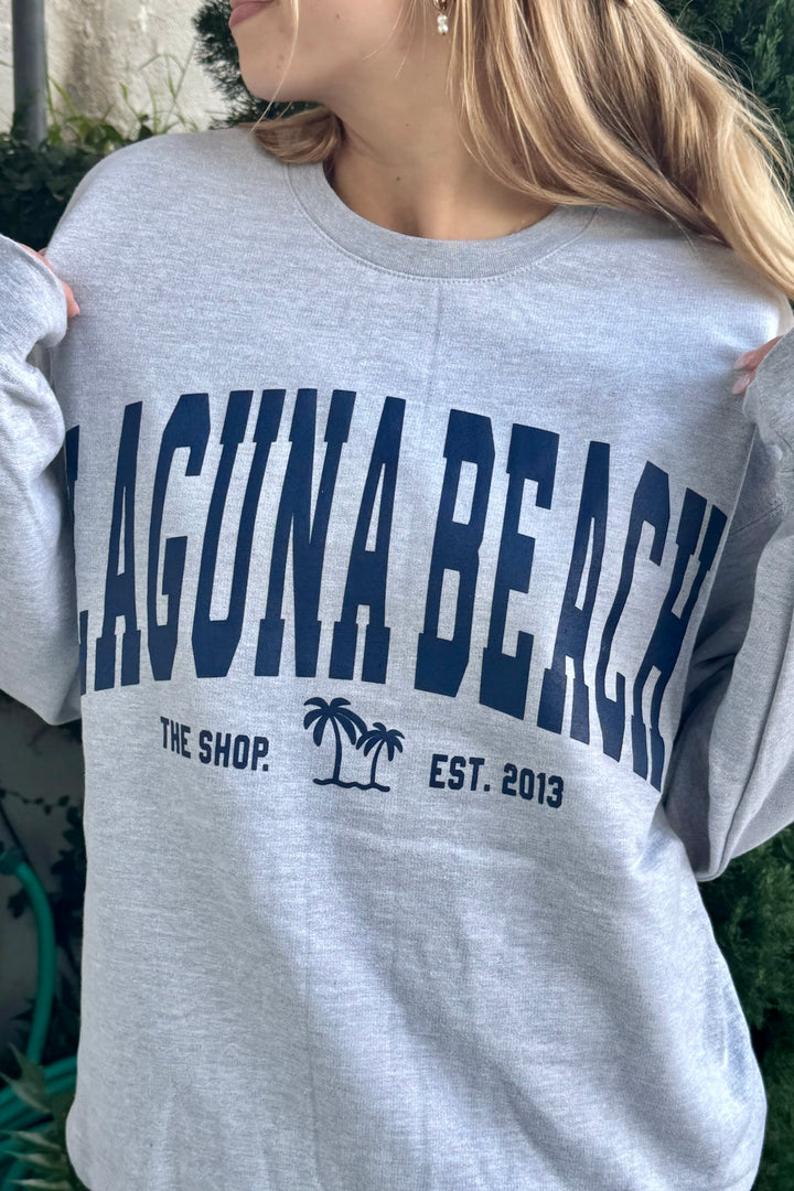 THE SHOP CLASSIC Laguna Beach Varsity Crew Sweatshirt - More Colors Available-The Shop Laguna Beach
