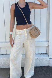 KEEN THE LABEL Cydney Linen Drawstring Pant