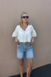 KEEN THE LABEL Maisy Collared Blouse