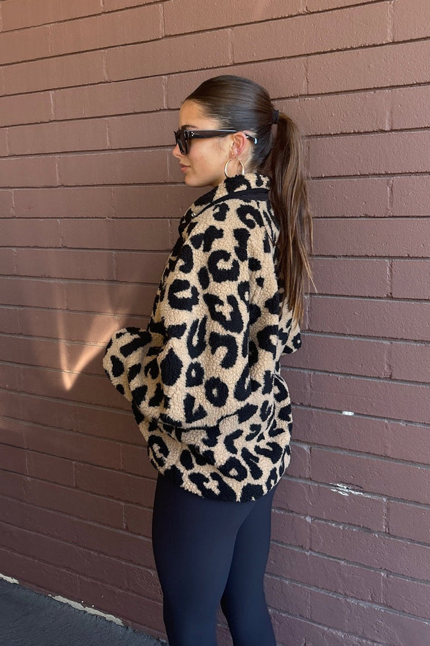 KEEN THE LABEL Carrie Leopard Jacket-The Shop Laguna Beach