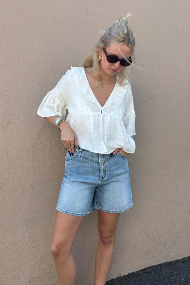 KEEN THE LABEL Maisy Collared Blouse