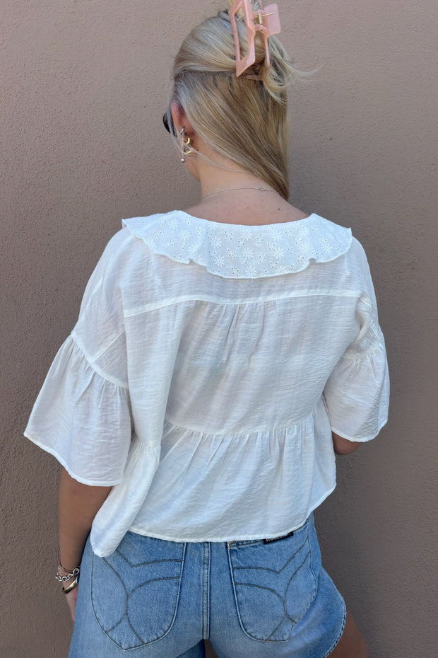 KEEN THE LABEL Maisy Collared Blouse