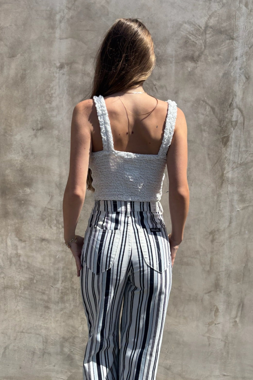 KEEN THE LABEL Anne Textured Tie Tank-The Shop Laguna Beach