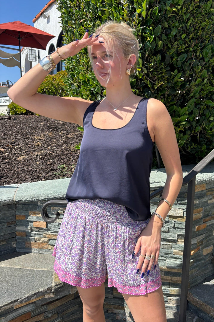 KEEN THE LABEL Roni Silky Tank - More Colors Available-The Shop Laguna Beach