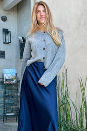 KEEN THE LABEL Penny Satin Maxi Skirt-The Shop Laguna Beach