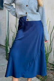 KEEN THE LABEL Penny Satin Maxi Skirt-The Shop Laguna Beach