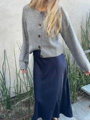 KEEN THE LABEL Penny Satin Maxi Skirt-The Shop Laguna Beach