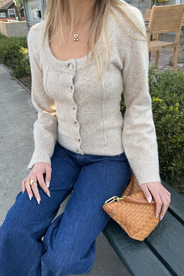 KEEN THE LABEL Giselle Scoop Cardigan Sweater-The Shop Laguna Beach