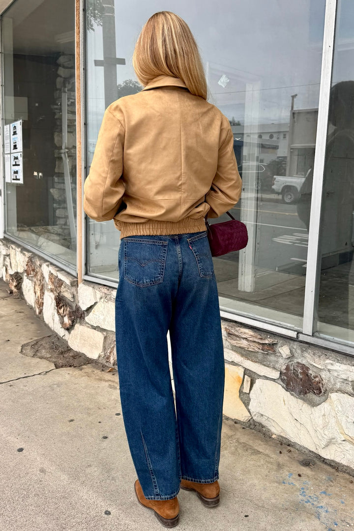 KEEN THE LABEL Micah Suede Bomber Work Jacket-The Shop Laguna Beach