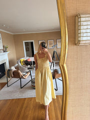 KEEN THE LABEL Cadia Smocked Midi Dress-The Shop Laguna Beach