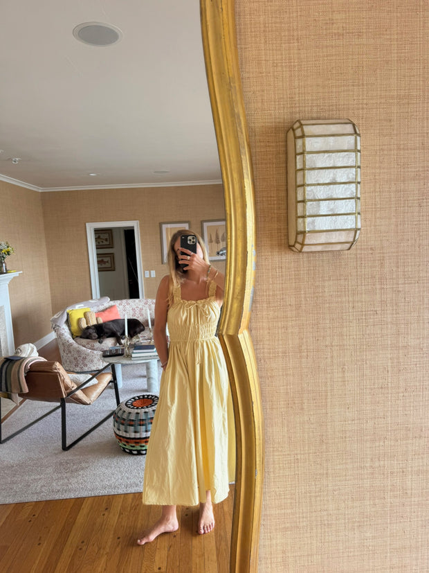 KEEN THE LABEL Cadia Smocked Midi Dress-The Shop Laguna Beach