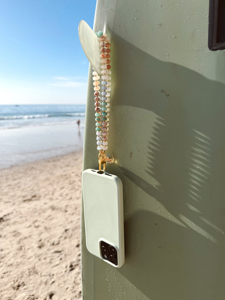PALMIE Coastal Stone Phone Charm Wristlet - More Colors Available