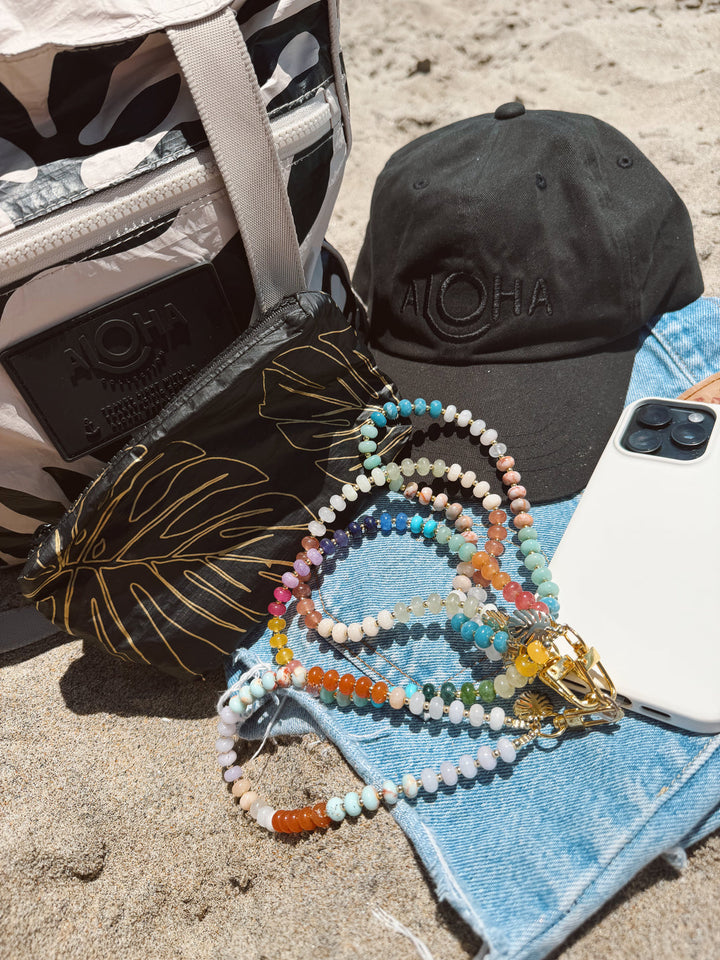 PALMIE Coastal Stone Phone Charm Wristlet - More Colors Available