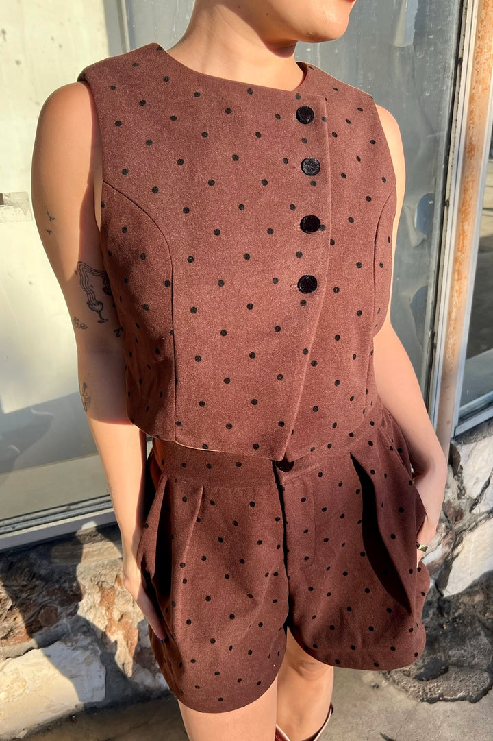 KEEN THE LABEL Jean Polka Dot Short-The Shop Laguna Beach