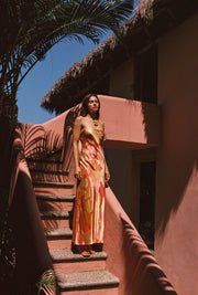 LSPACE Spring In Love Satin Maxi Dress-The Shop Laguna Beach