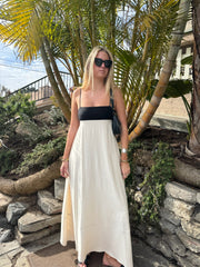 KEEN THE LABEL Clove Colorblock Maxi Dress-The Shop Laguna Beach