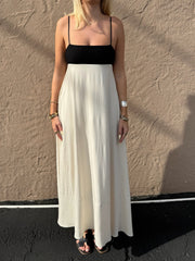 KEEN THE LABEL Clove Colorblock Maxi Dress-The Shop Laguna Beach