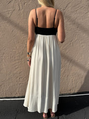 KEEN THE LABEL Clove Colorblock Maxi Dress-The Shop Laguna Beach