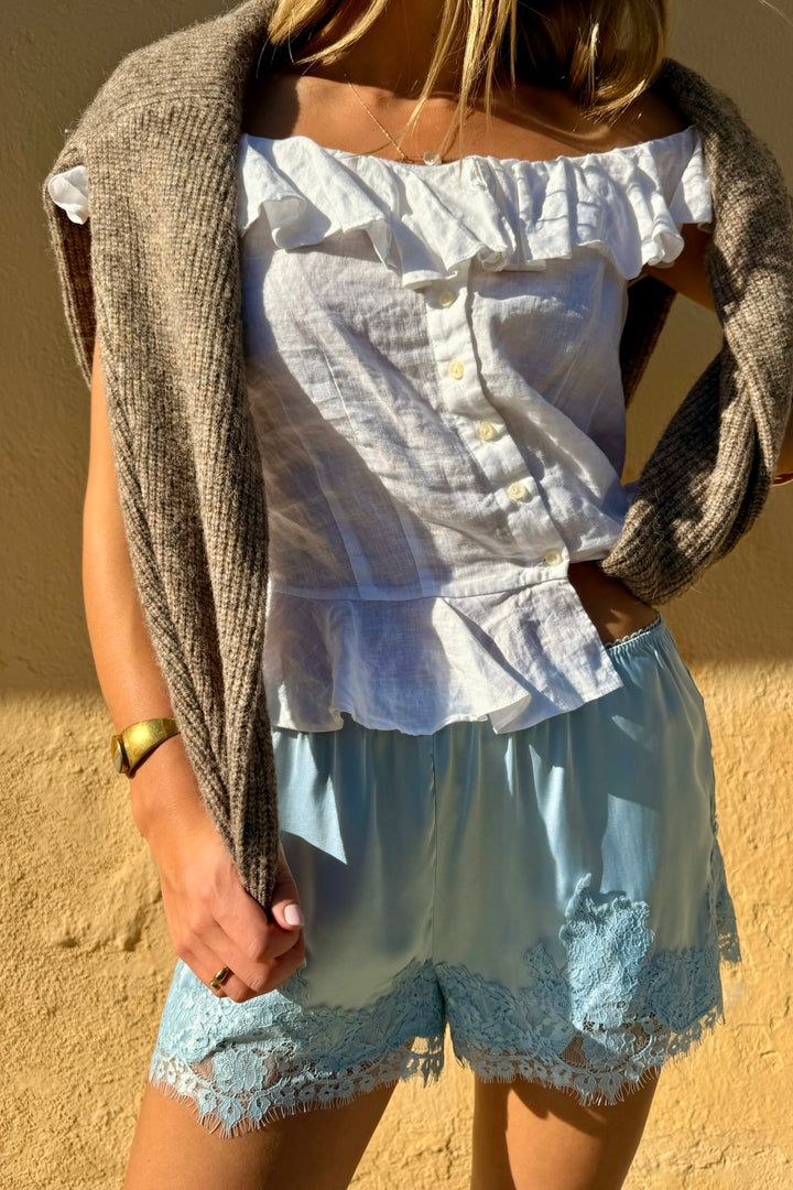KEEN THE LABEL Maya Lace-Trim Short-The Shop Laguna Beach