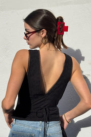 KEEN THE LABEL Celia Eyelet Tank-The Shop Laguna Beach