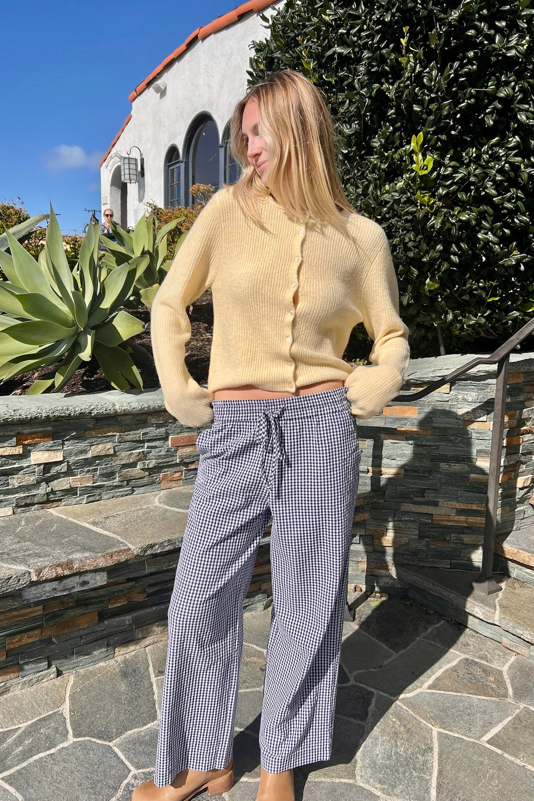 KEEN THE LABEL Dale Gingham Pant-The Shop Laguna Beach