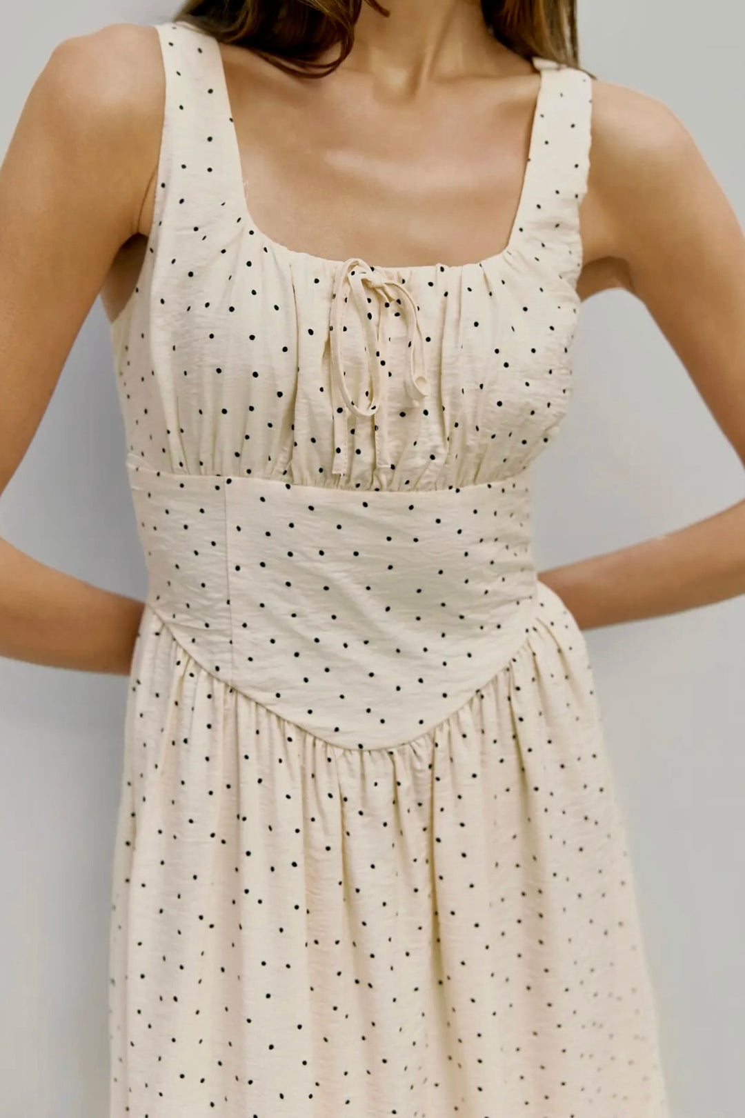 KEEN THE LABEL Daria Polka Dot Maxi Dress