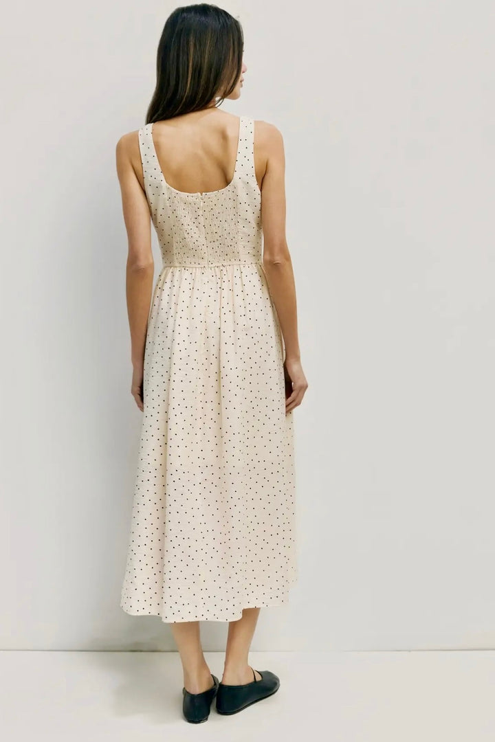 KEEN THE LABEL Daria Polka Dot Maxi Dress