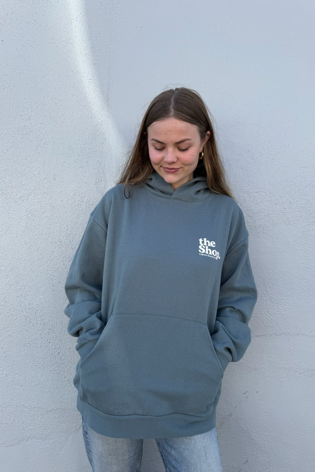 LOVE THE SEA Oversized Box Hoodie • Blue Magic | The Shop Laguna  