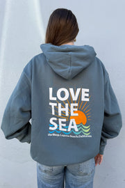 LOVE THE SEA Oversized Box Hoodie-The Shop Laguna Beach