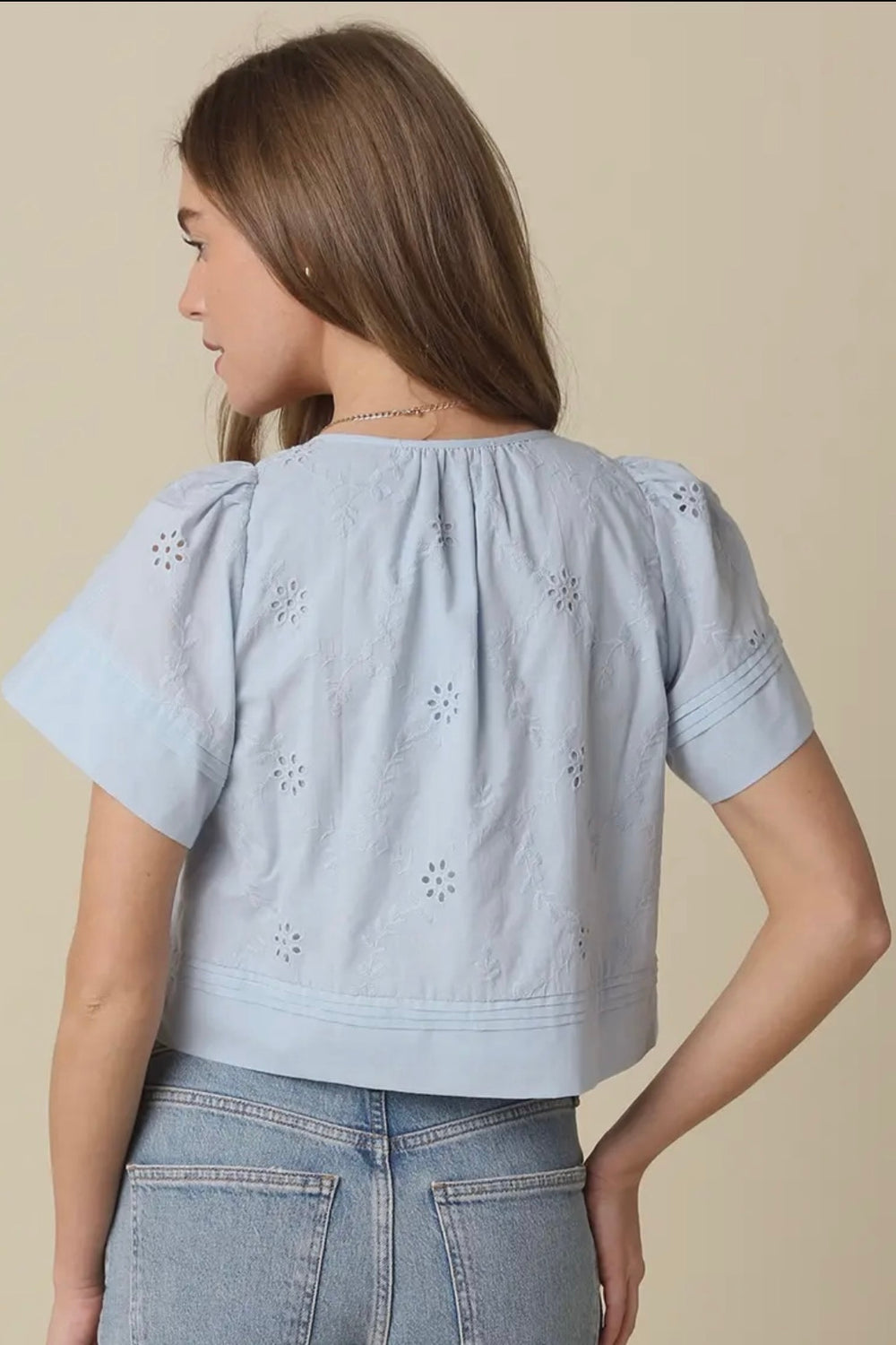 KEEN THE LABEL Serenity Eyelet Top - More Colors Available-The Shop Laguna Beach