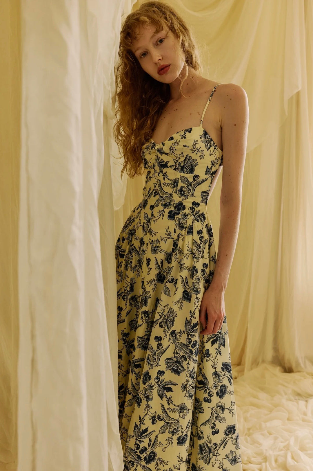 KEEN THE LABEL Delphine Printed Maxi Dress-The Shop Laguna Beach
