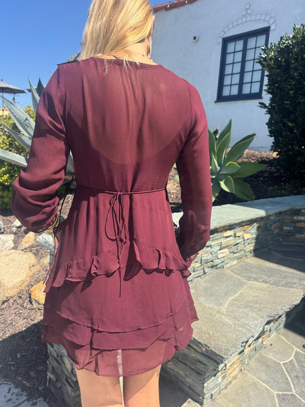 SUMMER AWAY Carolina Long Sleeve Dress-The Shop Laguna Beach