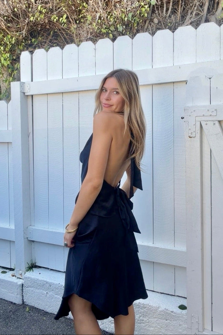 KEEN THE LABEL Chase Silky Halter Top-The Shop Laguna Beach