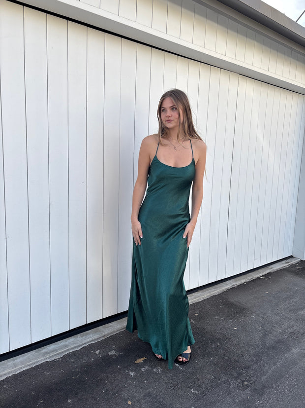 KEEN THE LABEL Aubrey Slip Maxi Dress-The Shop Laguna Beach