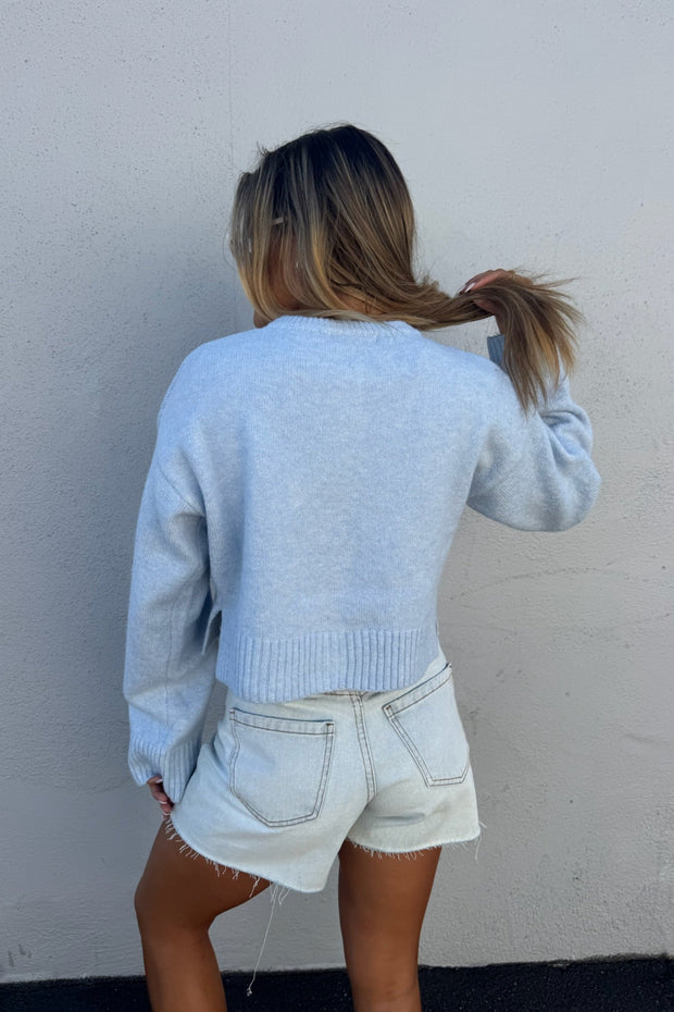 KEEN THE LABEL Greer Cropped Cardigan Sweater-The Shop Laguna Beach