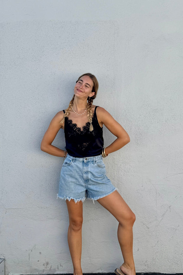 KEEN THE LABEL Conley Lace Tank-The Shop Laguna Beach