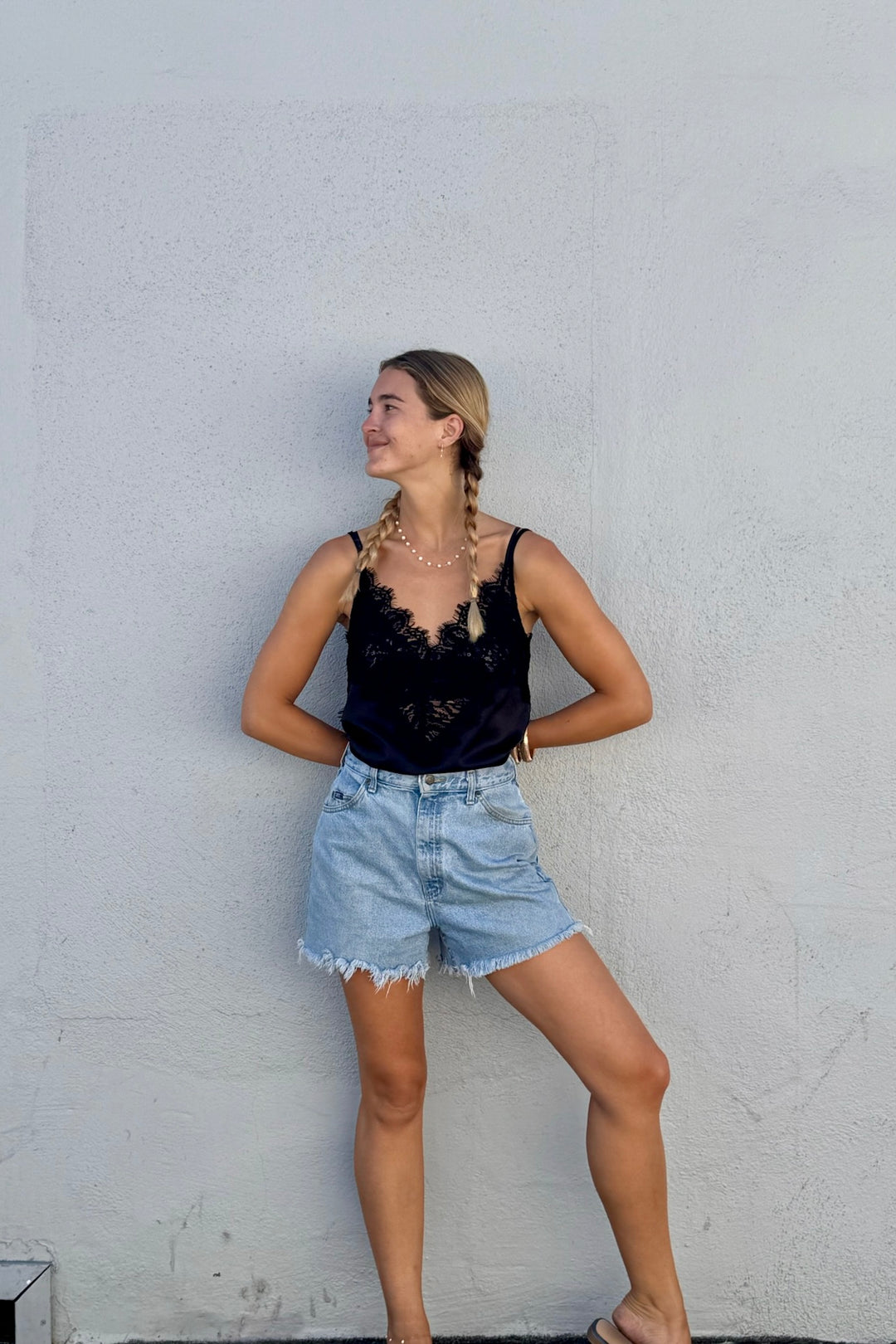 KEEN THE LABEL Conley Lace Tank-The Shop Laguna Beach