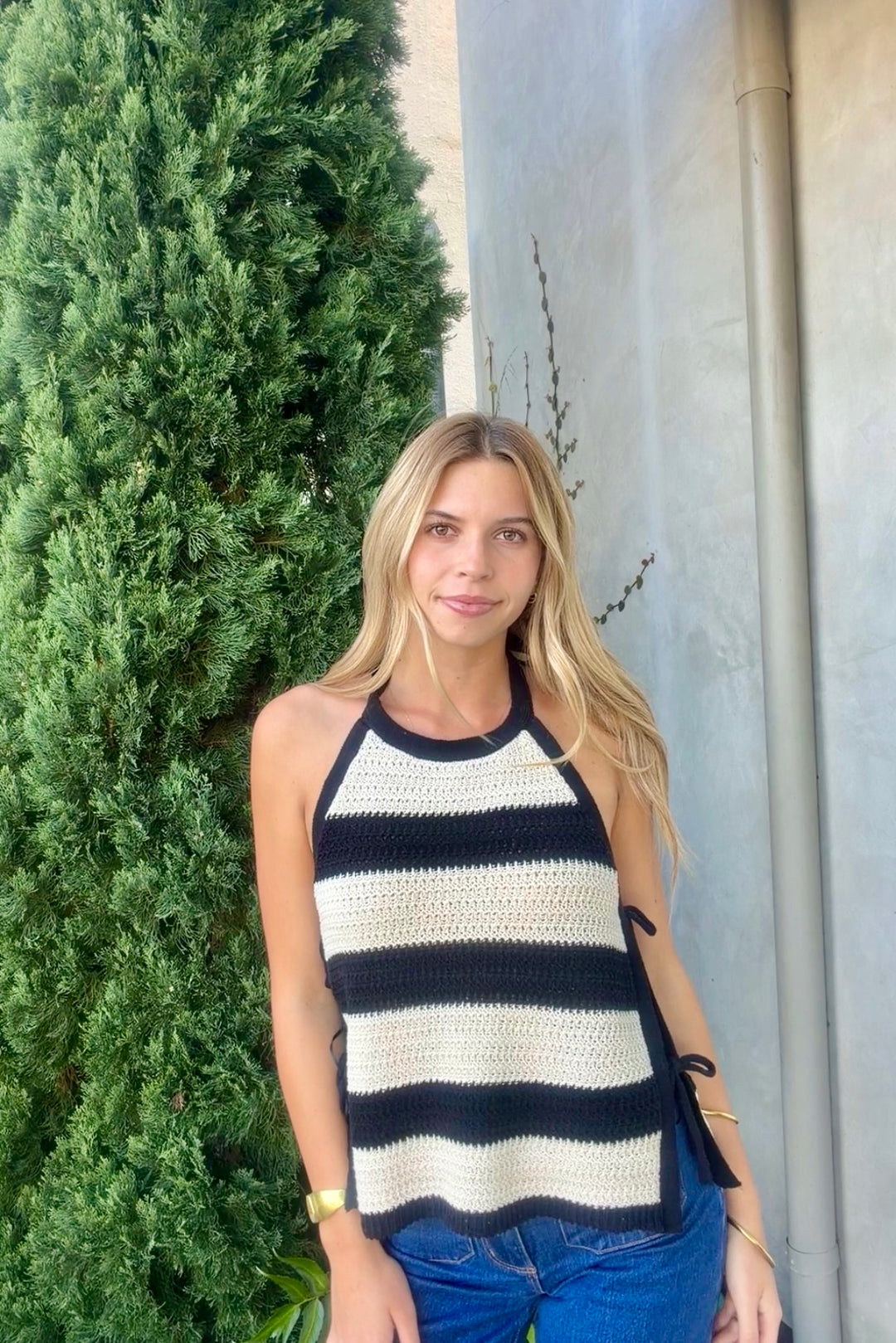 KEEN THE LABEL Seylah Knit Halter Top-The Shop Laguna Beach
