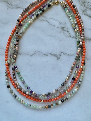 JESSICA MATRASKO Alexandrine Beaded Necklace - More Colors Available