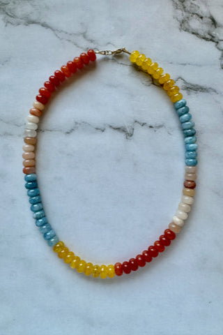 JESSICA MATRASKO Danara Sunset Beaded Necklace-The Shop Laguna Beach