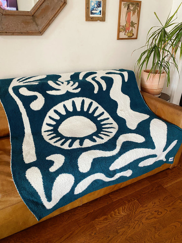 SUNDREAM Dream Plush Throw Blanket - More Prints Available-The Shop Laguna Beach