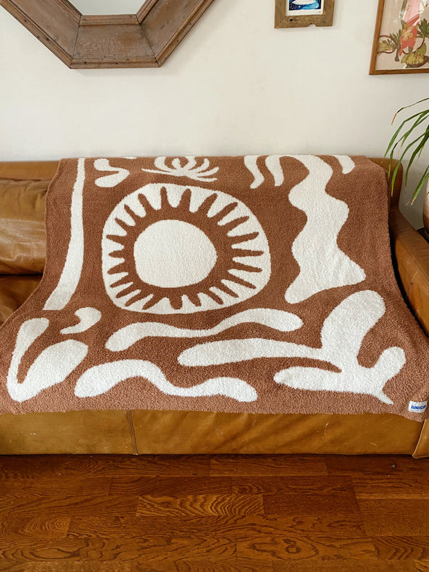 SUNDREAM Dream Plush Throw Blanket - More Prints Available-The Shop Laguna Beach