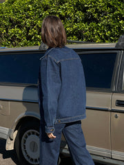 RHYTHM Demi Oversized Denim Jacket-The Shop Laguna Beach