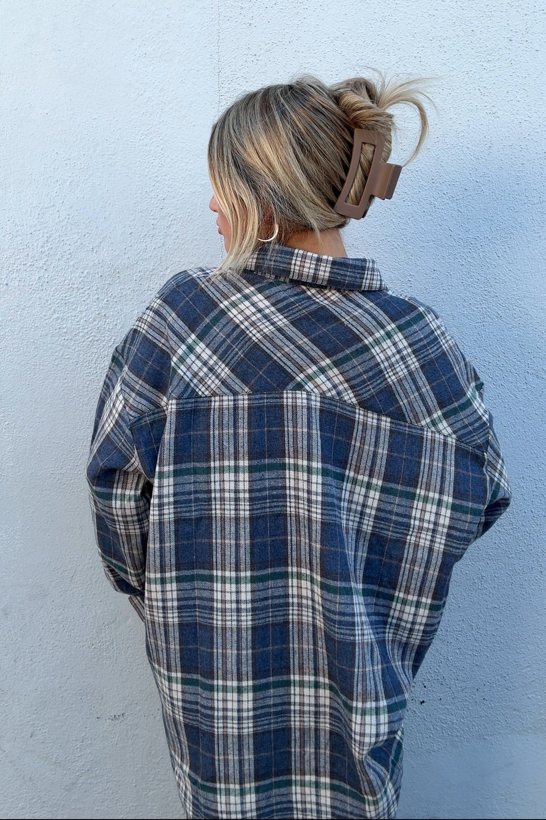 KEEN THE LABEL Cobain Oversized Plaid Flannel L/S-The Shop Laguna Beach