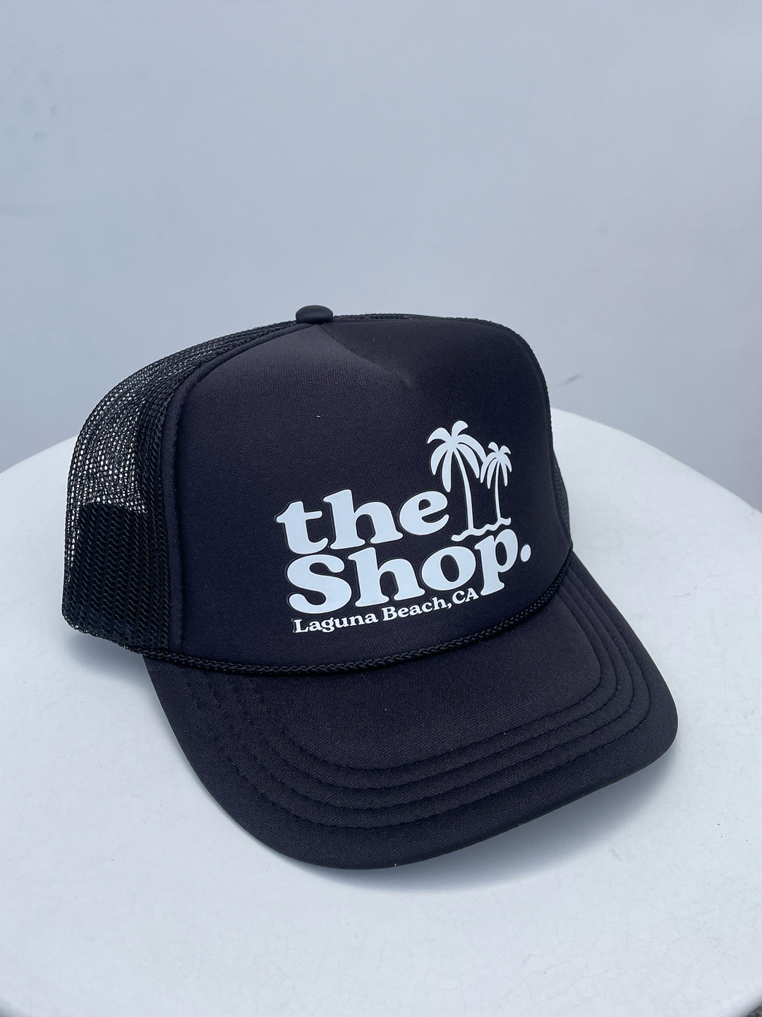 THE SHOP. Palm Logo Trucker Hat-The Shop Laguna Beach