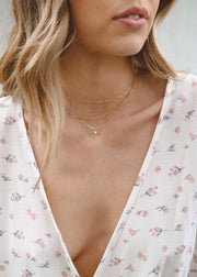 MAY MARTIN Petite CZ Necklace-The Shop Laguna Beach